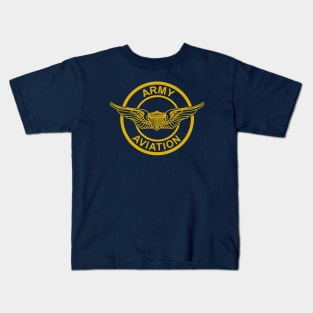Army Aviator Wings Patch Kids T-Shirt